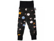 Protišmykové nohavice pre deti na lezenie vesmír čierny - Veľ. 74