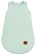 Detský zateplený mušelínový spací vak Baby soft Infantilo - Mint