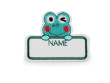 Menovka/štítok nalepovací textilný - žabička