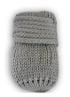 Dojčenské rukavičky pletené, zimné - Veľ. 56-68 (0-6 m) Baby Nellys - Šedé