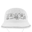 Viazací klobúk biely psík a mačička RDX - Veľ. 44