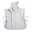 Mušelínové Poncho S - Silver Grey