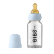 Baby Bottle sklenená fľaša Bibs 110 ml - Baby-blue