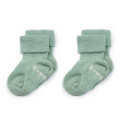 Detské ponožky Stay-on-Socks 2 páry Pale Green KipKep - Veľ. 0-6 mes.