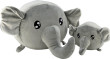 Mamička s mláďatkom - set plyšových hračiek 20 a 40 cm Magic Baby - Slon