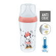 Perfect Match fľaša Mickey s kontrolou teploty 260 ml Nuk - Červená