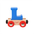 Vagónik drevenej vláčikodráhy Bigjigs Rail - Písmeno L
