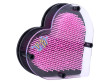 Toys&Trends Pin it! v tvare srdca 15 cm 3D odtlačky - Ružová
