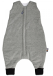 Spací vak s nožičkami sivý plyš - Veľ. 60 cm