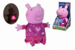 Peppa Pig 2v1 plyšový zaspávač, hrajúci + svetlo 25 cm - Ružový