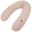Vankúš na dojčenie mušelinový 180 cm Eko - Powder pink