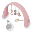 Nastaviteľná hrazdička s hračkami a bielym šumom 2 v 1 Sleepee - Pink