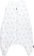 Letný bio spací vak s nožičkami žirafky aqua Kaarsgaren - Veľ. 100 cm