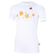 Tričko tenké KR obrázok Outlast® UV 50+ biela/kytky - Veľ. 92
