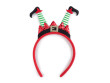Čelenka do vlasov vianočná / párty - Červená