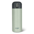 Termoska na tekutiny so silikónovým držiakom 400 ml Zopa - Pistacio green