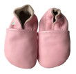 Kožené capáčky Barefoot Veľ. S (0-6 mes.) Hopi Hop - Ružové