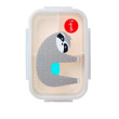 Krabička na jedlo Bento 3 Sprouts - Sloth Gray