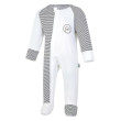 Overal šmyk DR Outlast® Biela/pruh bieločierny - Veľ. 80