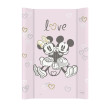Podložka prebaľovacia s pevnou doskou Comfort 50 x 70 cm Disney Ceba - Minnie & Mickey Pink