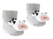Dojčenské ponožky s plyšovou aplikáciou 0 - 6 mesiacov Be Snazzy - Kravička