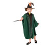 Kostým Kúzelník/Kúzelníčka zelený - Veľ. 130/140 cm