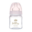 Fľaša so širokým hrdlom Royal Baby 120 ml - Ružová