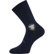 Ponožky detské anatomicky tvarované Barefootik Merino so striebrom tmavom. (3 páry) - Veľ. 30-34