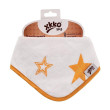 Bambusová detská slintáčka/šatka Kikko - Orange Stars