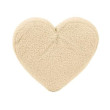 Plyšový Vankúšik Srdce Mealini - Krémové