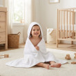 Detská froté osuška s kapucňou 100x100 cm New Baby - White