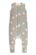 Celoročný spací vak s nohavicami Vintage Animals Sleepee Sky Blue/Cream - Veľ. M