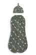 Zavinovačka Second Step Swaddle s čiapočkou zadarmo Sleepee - Green Forest