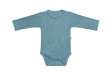 Bavlnené body dlhý rukáv Pruhy modrá Baby Service - Veľ. 56