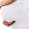 Tehotenské tričko New Baby biela - Veľ. L
