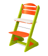 Detská rastúca stolička Jitro Plus farebná - Sv. zelená + oranžová
