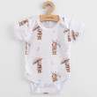 Dojčenské body s krátkym rukávom bunny New Baby For Babies - Veľ. 56