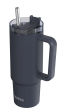 Nerezový termohrnček so slamkou Stream Quokka 950 ml - Black