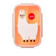 Krabička na jedlo Bento 3 Sprouts - Llama Peach