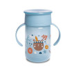 Hrnček 360 FOREST Suavinex na učenie 340 ml - Modrý