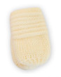 Dojčenské rukavičky pletené, zimné - Veľ. 56-68 (0-6 m) Baby Nellys - Smotanové