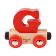 Vagónik drevenej vláčikodráhy Bigjigs Rail - Písmeno G