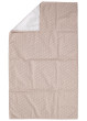 Prebaľovacia podložka 48 x 80 cm Tencel - béžové bodky