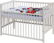 Detská postieľka s kompletnou výbavou 120 x 60 cm Firo Scarlett