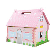Prenosný drevený domček pre bábiky Bigjigs Toys