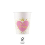 Téglik papierový - Moja malá princezná 200 ml/8 ks