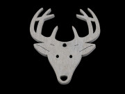 Drevené dekorácie vianočné na zavesenie/domaľovanie