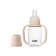 Detská fľaša so silikónovým náustkom 150 ml Bibs