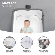Postieľka detská polohovateľná Neste grow Kinderkraft