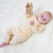 Rastúce rebrované legíny Color Denim blue - modrá Esito